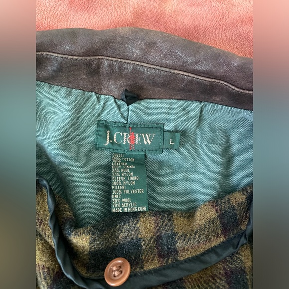 Vintage j.crew chore coat with removable wool lining men’s L - Picture 5 of 10